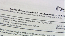 suspension notice