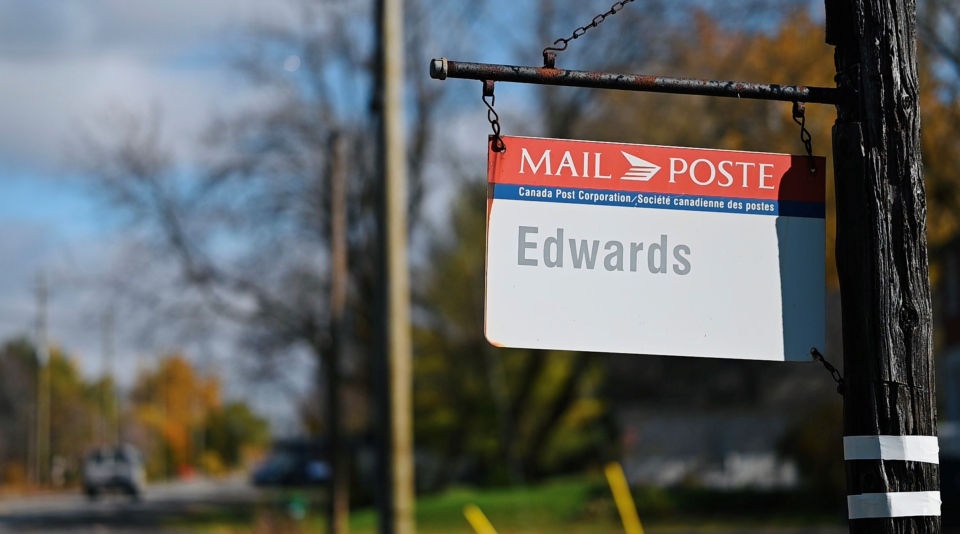 Edwards Post office sign