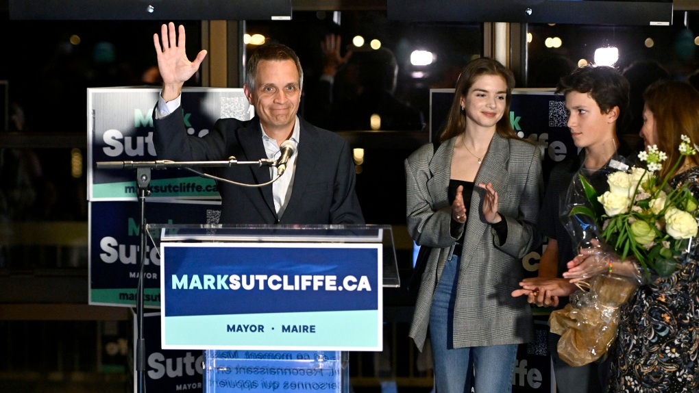 Mark Sutcliffe elected mayor of Ottawa 