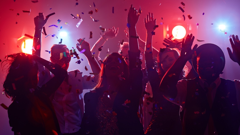 A party is seen in an image from shutterstock.com