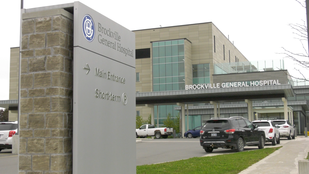 Brockville General Hospital in Brockville, Ont. on Thursday, Oct. 28. (Nate Vandermeer/CTV News Ottawa)