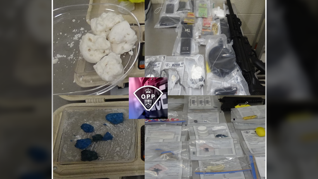Ontario Provincial Police say 22 people were arrested following a months-long investigation into drug trafficking in the Pembroke area. (OPP handout photo)