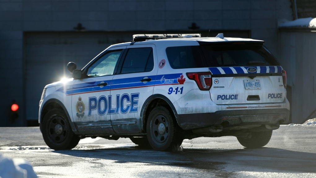 An Ottawa Police truck is seen in Ottawa, on Monday, Feb. 1, 2021.(Justin Tang/THE CANADIAN PRESS)