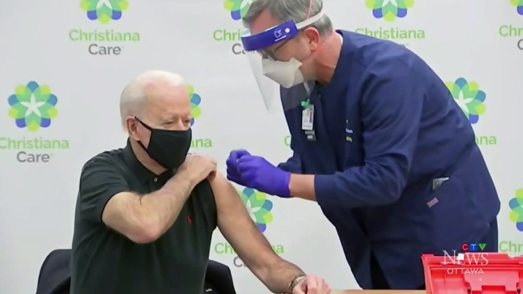 uOttawa grad delivers vaccine to Biden