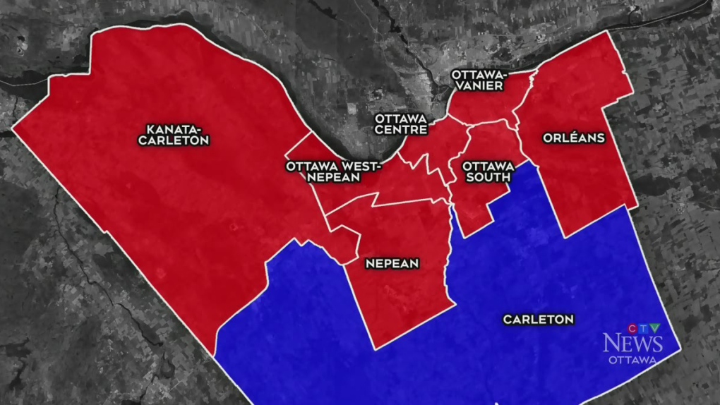 Two new MPs, but no change in parties that hold Capital-area ridings.  CTV's Dave Charbonneau reports.