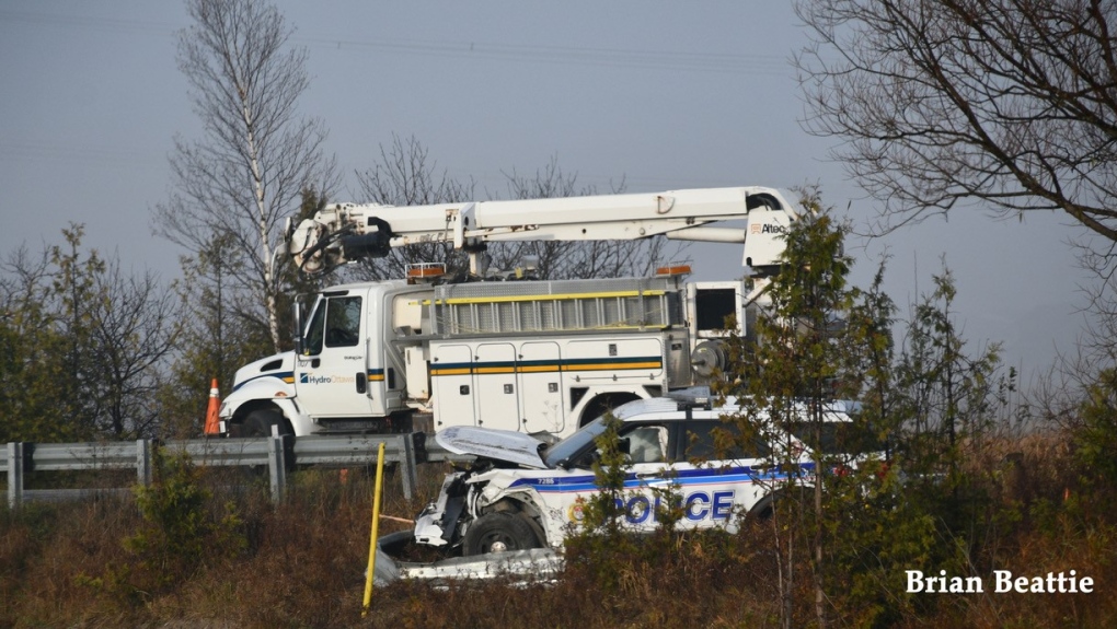 Ottawa Police Cruiser Involved In Single-vehicle Crash | CTV News