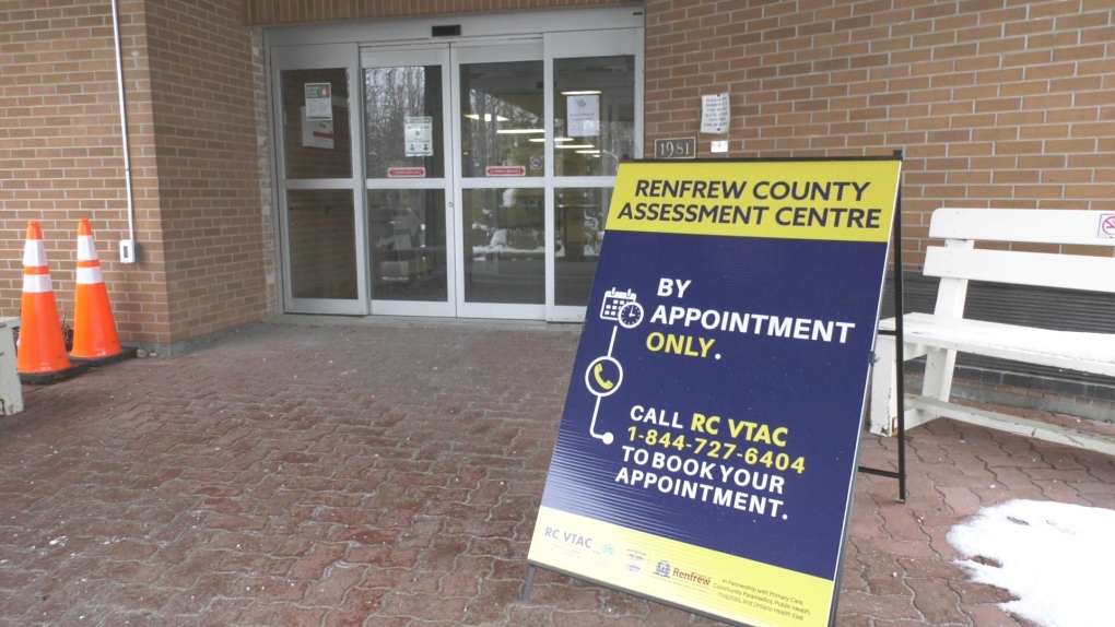 The Renfrew County Assessment Centre. (Dylan Dyson/CTV News Ottawa)