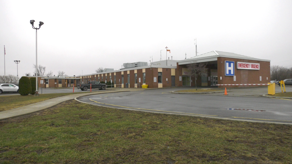 The Hopital Glengarry Memorial Hospital in Alexandria, Ont. (Nate Vandermeer/CTV News Ottawa)
