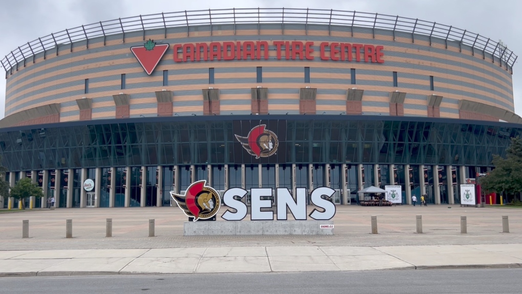 The Canadian Tire Centre will remain the home of the Ottawa Senators as the club takes the next step in building a new arena at LeBreton Flats. (Dave Charbonneau/CTV News Ottawa)