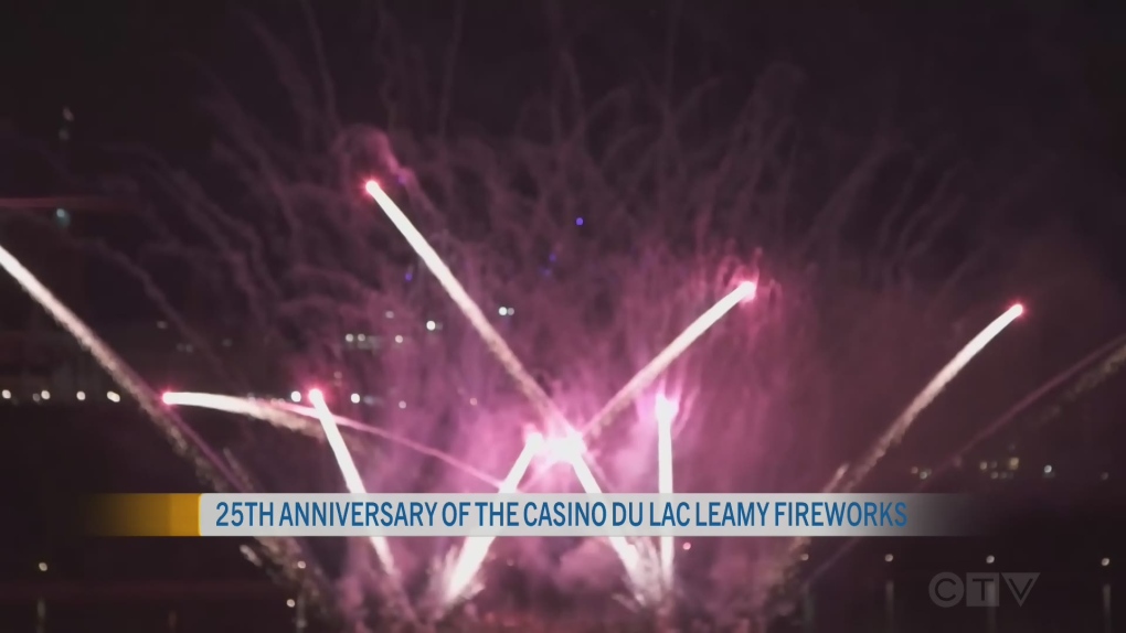 25th Anniversary Of Casino Du Lac Leamy Fireworks