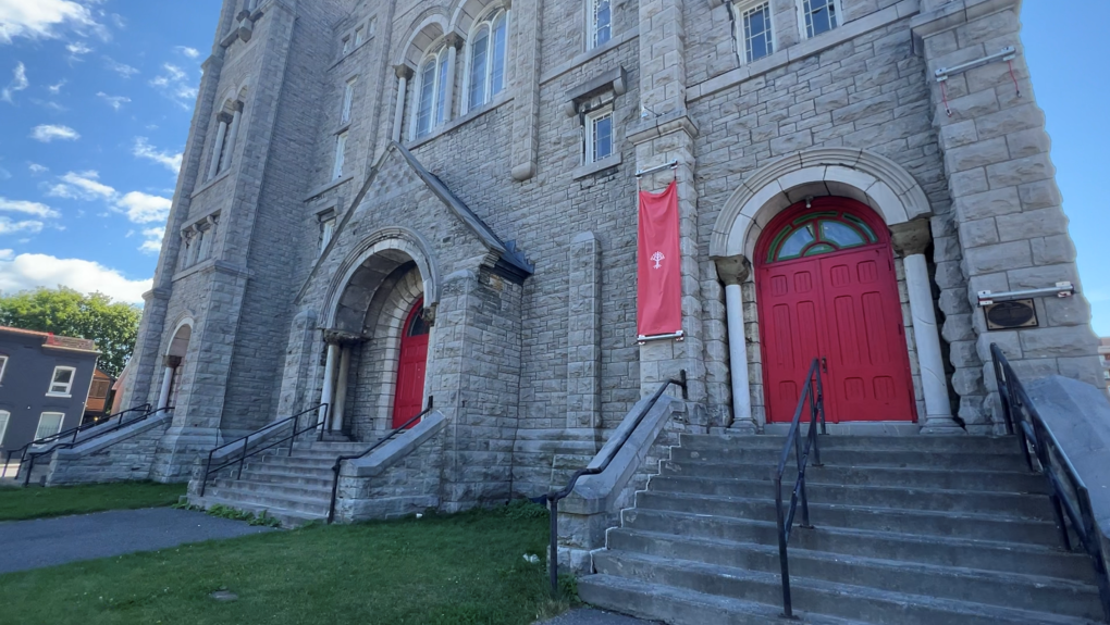 The United People of Canada plan to purchase the historic St. Brigid's Church in Lowertown. (Jeremie Charron/CTV News Ottawa)
