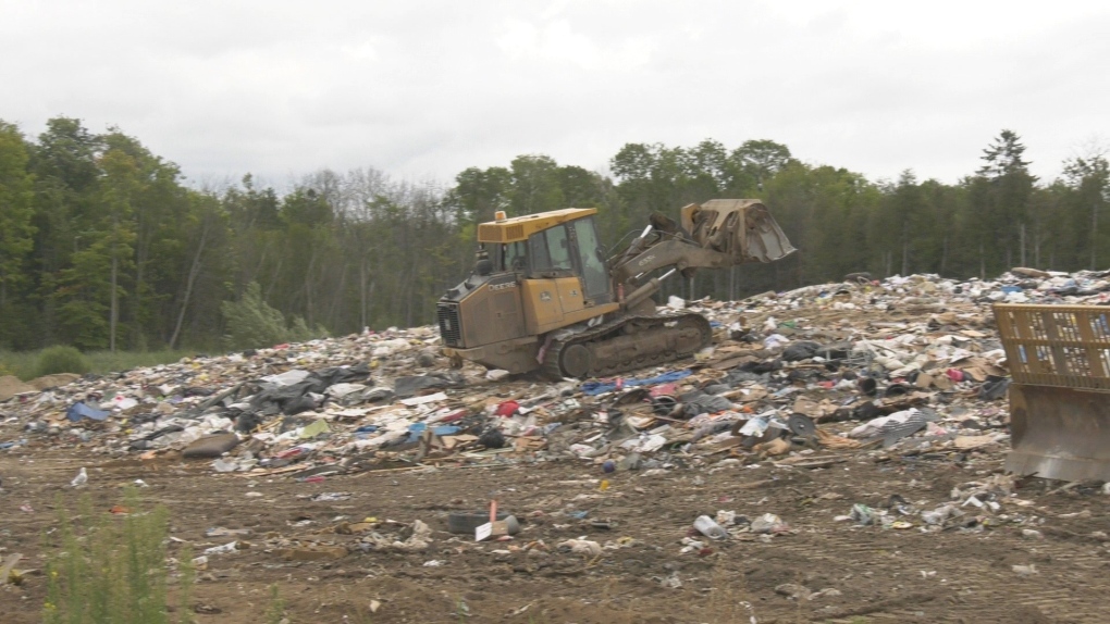 The McNab/Braeside landfill site. The township is looking at building a garbage disposal plant in the area to deal with waste. (Dylan Dyson/CTV News Ottawa) 