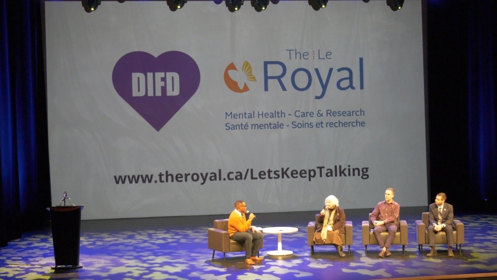 The Royal and DIFD present 'Let's Keep Talking About Your Mental Health' at Algonquin College. (Peter Szperling/CTV News Ottawa)