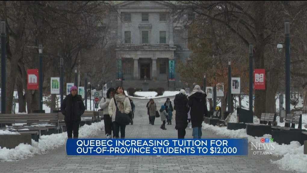 Quebec Tuition Hike For Out-of-province Students