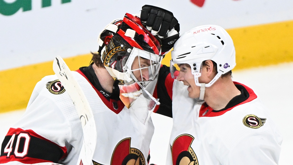 Mads Sogaard Senators goalie named NHL rookie of the month CTV News