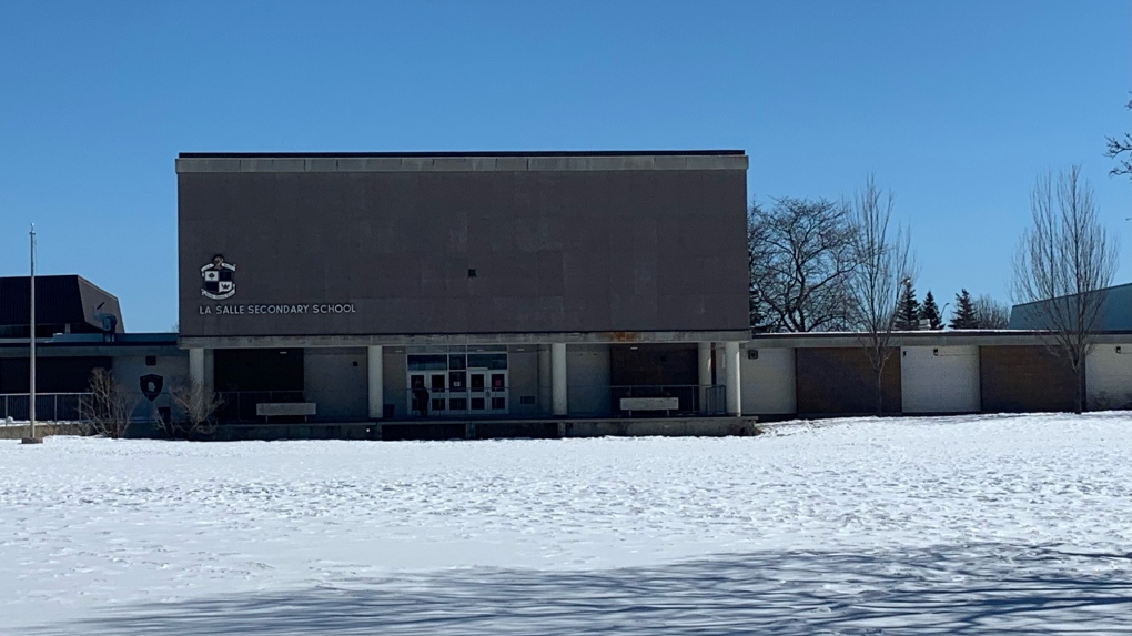 La Salle Secondary School in Kingston, Ont. (Kimberley Johnson/CTV News Ottawa)