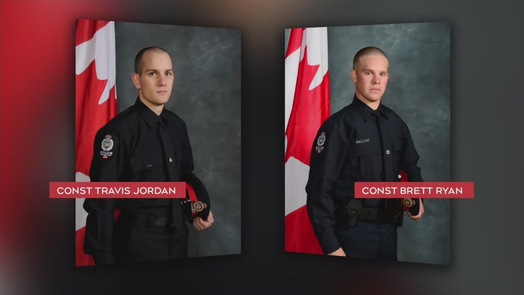 Memorial service honours fallen police officers days after RCMP officer slain in B.C.