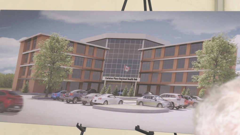 Plans have been unveiled for a new family health facility in Carleton Place. The Ottawa Valley Family Health Team plans to open the new facility in 2024. (Dylan Dyson/CTV News Ottawa)