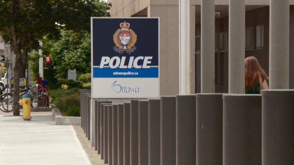 The sign outside Ottawa Police headquarters on Elgin St. is seen in this undated photo. (CTV News Ottawa)