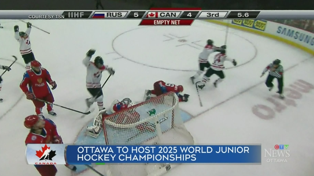 Ottawa to host 2025 World Junior Hockey Championships