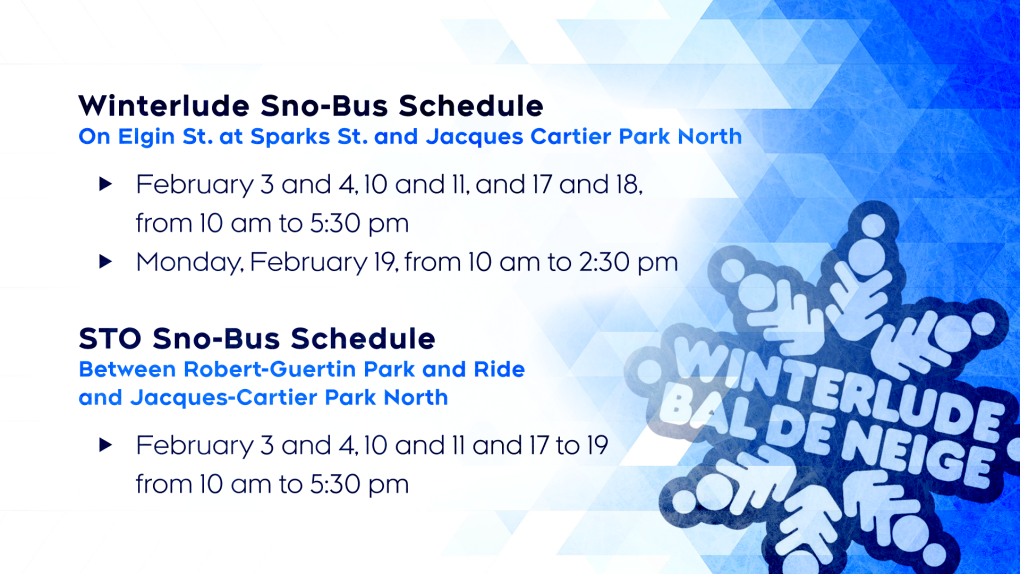 SnoBus service offers free rides during Winterlude CTV News