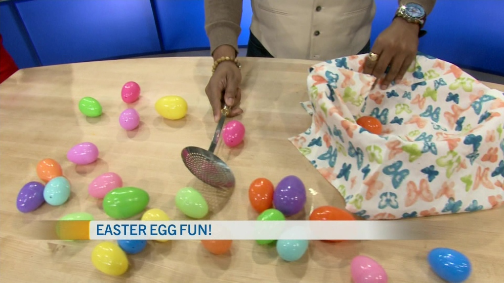 Easter egg fun with the kids