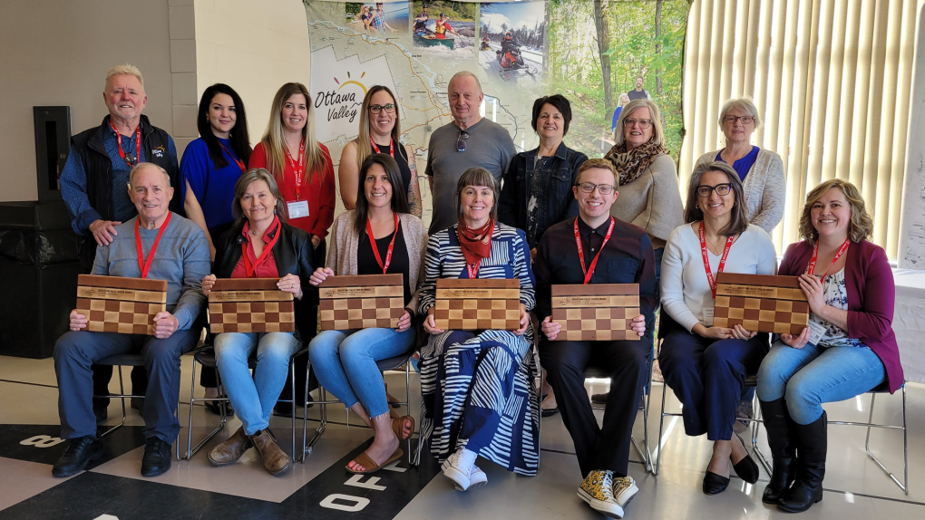 The Ottawa Valley Tourist Association (OVTA) has announced six recipients of its 2024 awards during the annual tourism conference Tuesday at the myFM Centre in Renfrew, Ont. (OVTA/ handout)