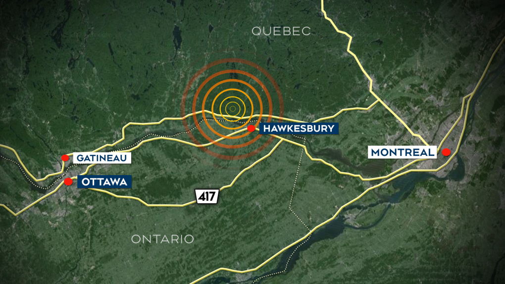 Did I feel an earthquake Small earthquake rattles eastern Ontario