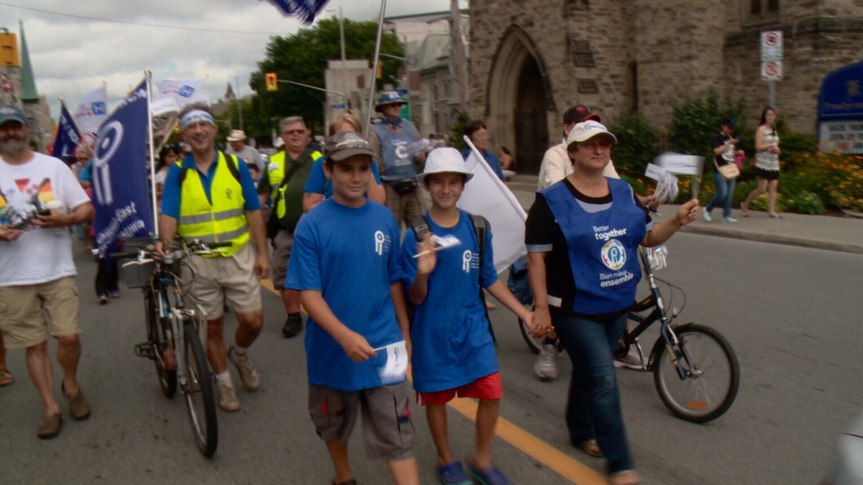 Ottawa Labour Day march and picnic