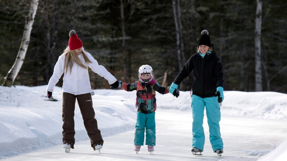 Patinage en Foret