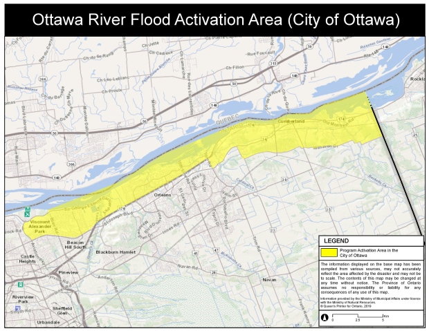 Ottawa River Flood Activation Area