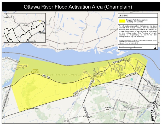 Ottawa River Flood Activation Area