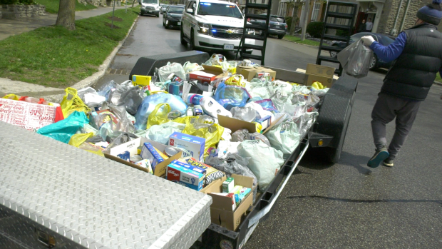 Brockville food drive truckload