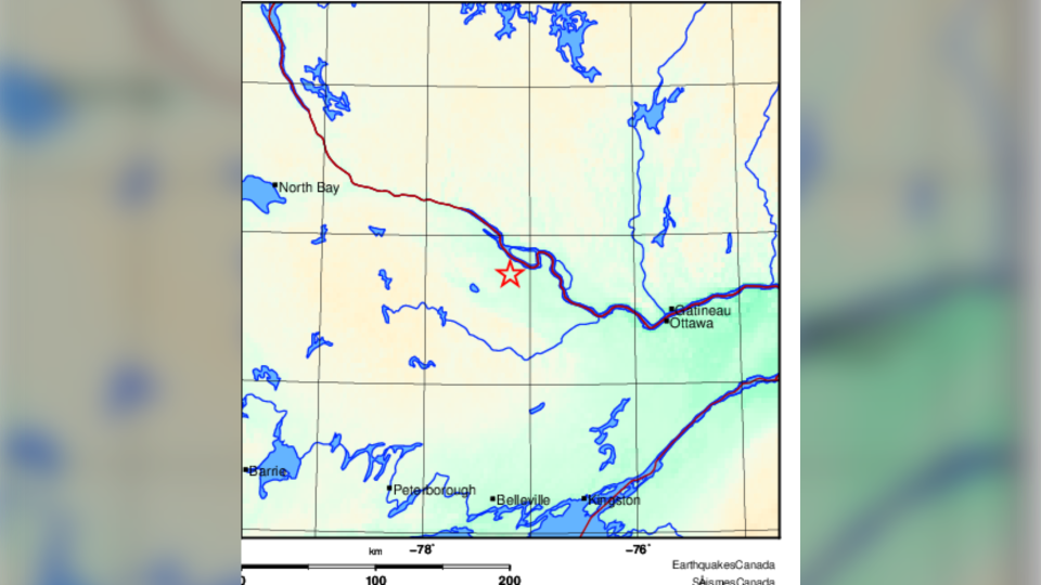 Earthquake in the Ottawa Valley