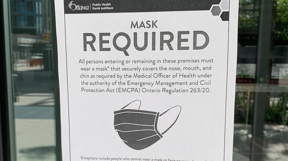 Ottawa's Temporary Mask Bylaw