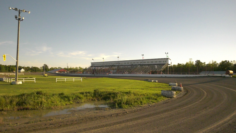 Brockville Speedway grandstand