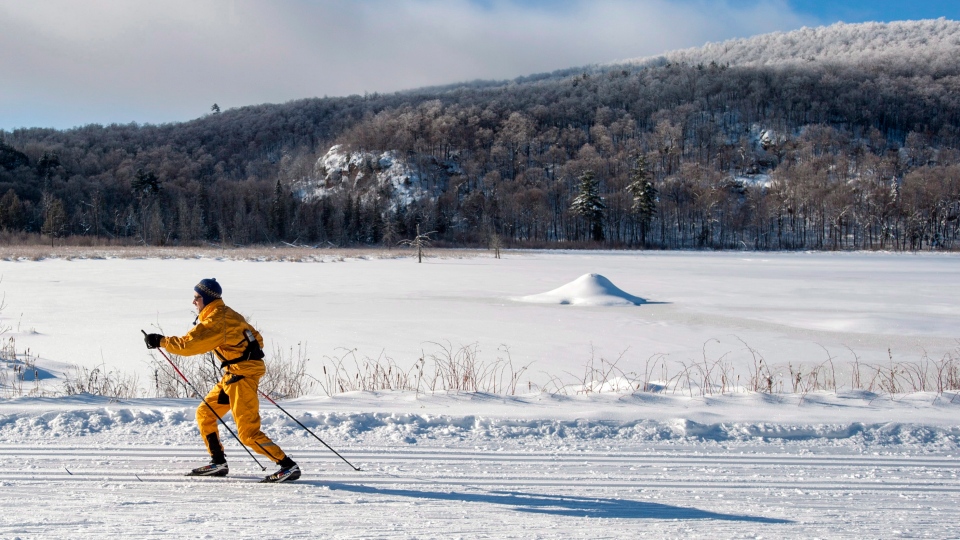 Cross-country skiing in Gatineau Park