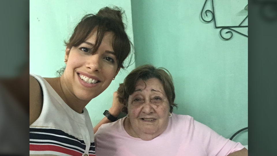 Adrianes Garcia grandmother Cuba