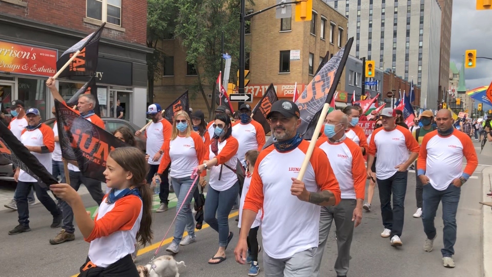 Ottawa Labour Day parade 2021